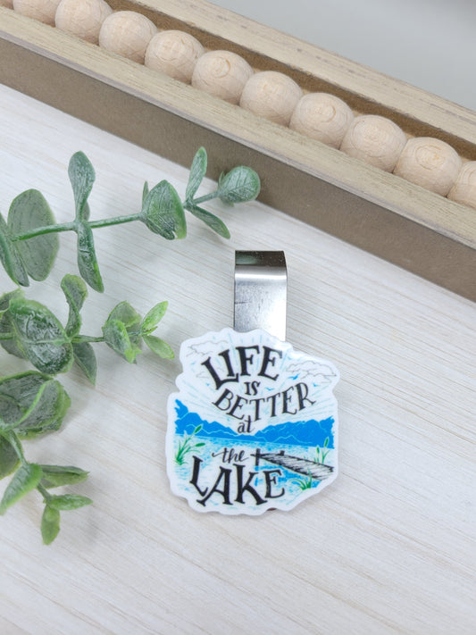 Better at the Lake Car Sun Visor Clip