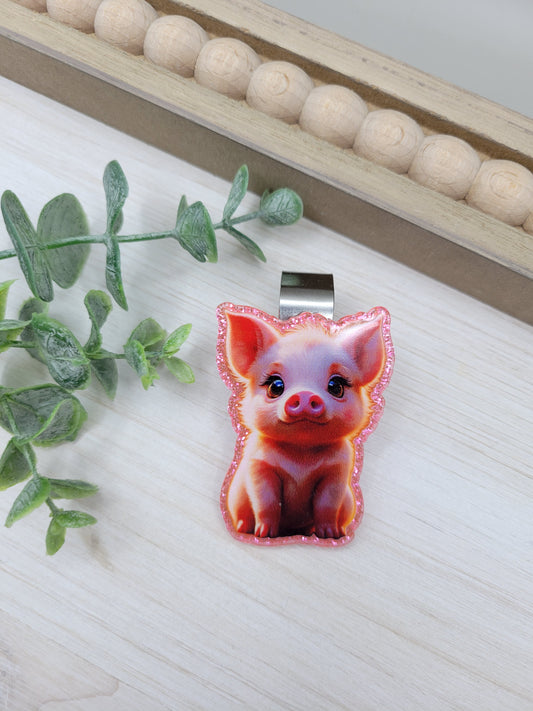 Pig Car Sun Visor Clip