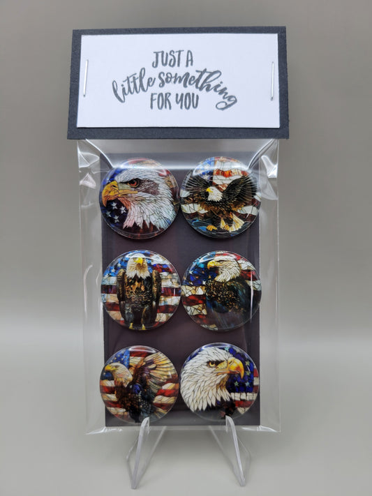 Patriotic Eagle Magnets