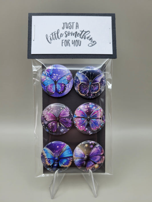 Purple Butterfly Magnets