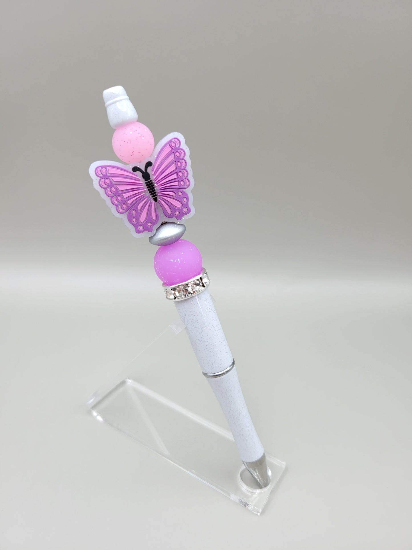 Pink & Purple Butterfly Pen