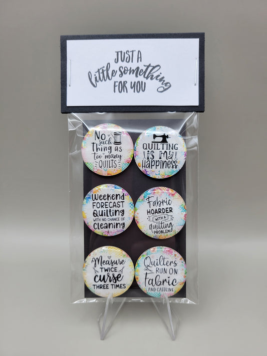 Quilting is my Happiness Magnets