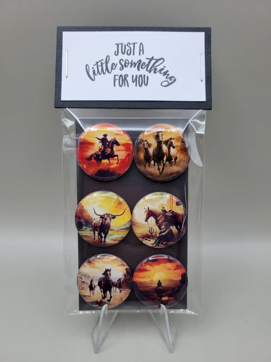 Western Cowboy Magnets