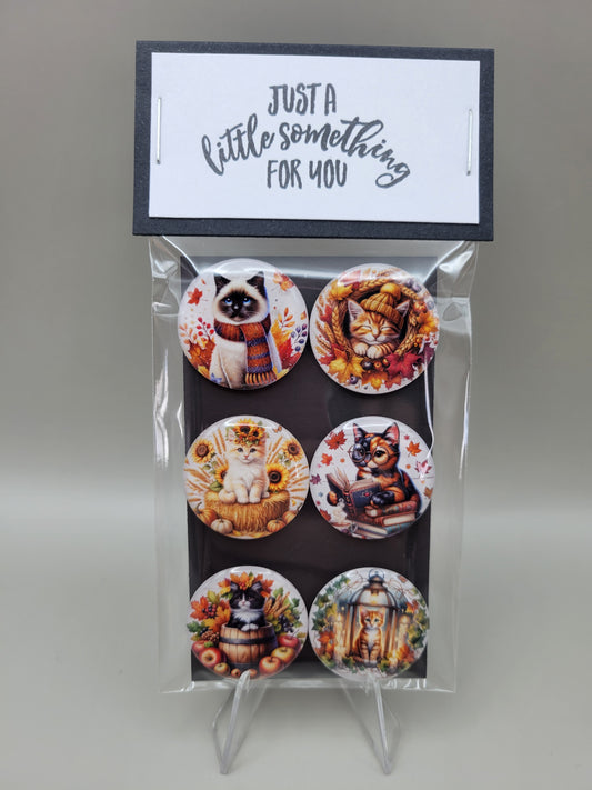 Harvest Kitties Magnets