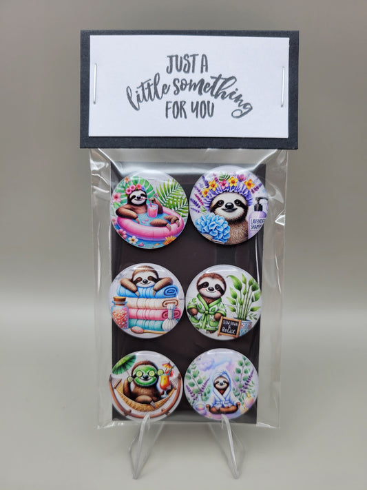 Serene Sloth Magnets