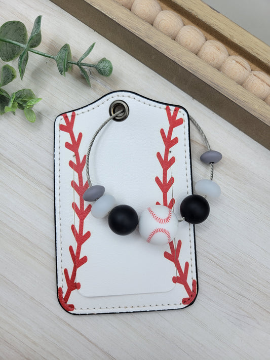 Baseball Luggage Tag