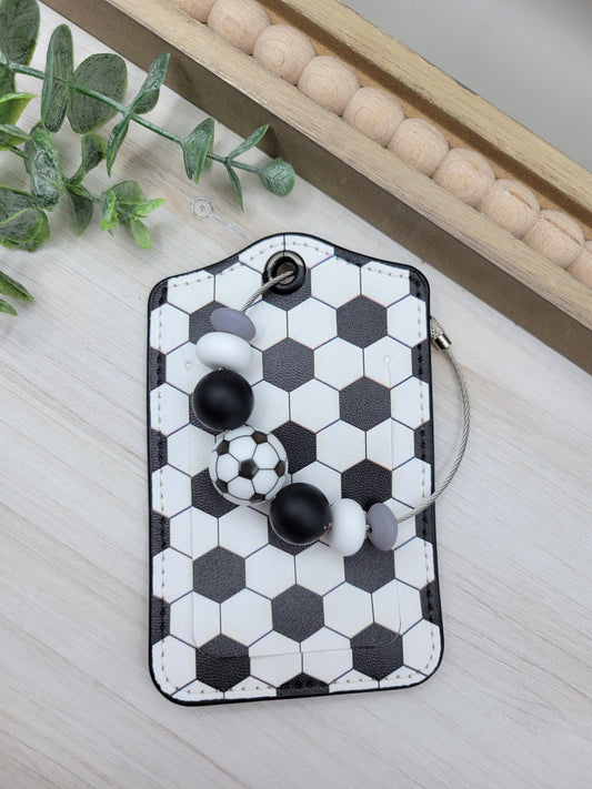 Soccer Luggage Tag