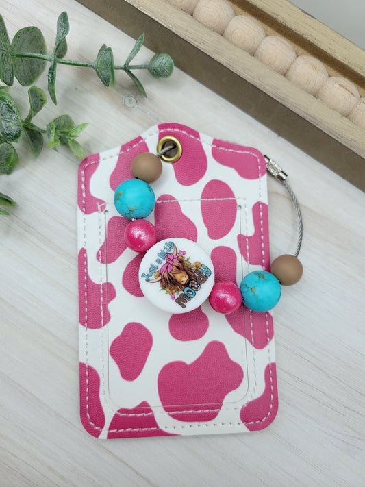 Just a Little Moody Luggage Tag