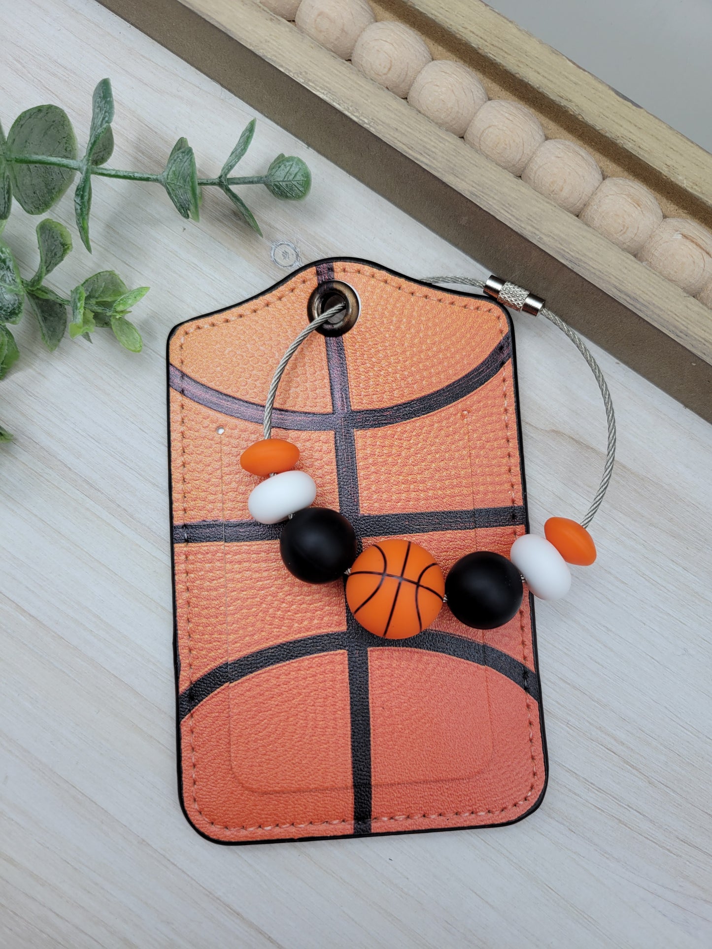Basketball Luggage Tag