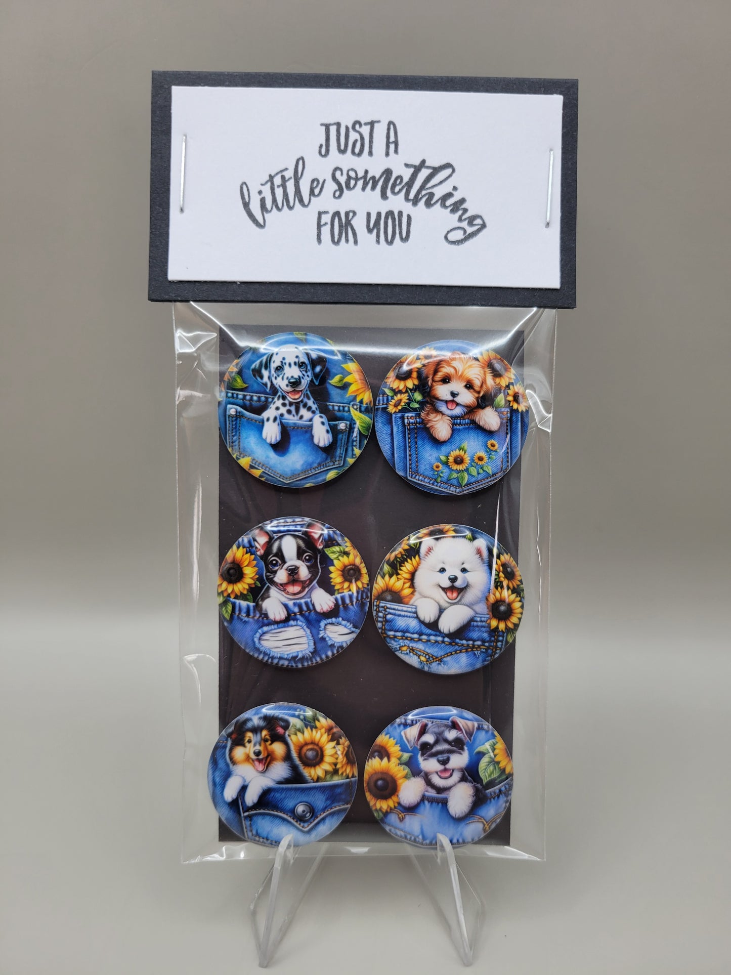 Denim Doggies Magnets