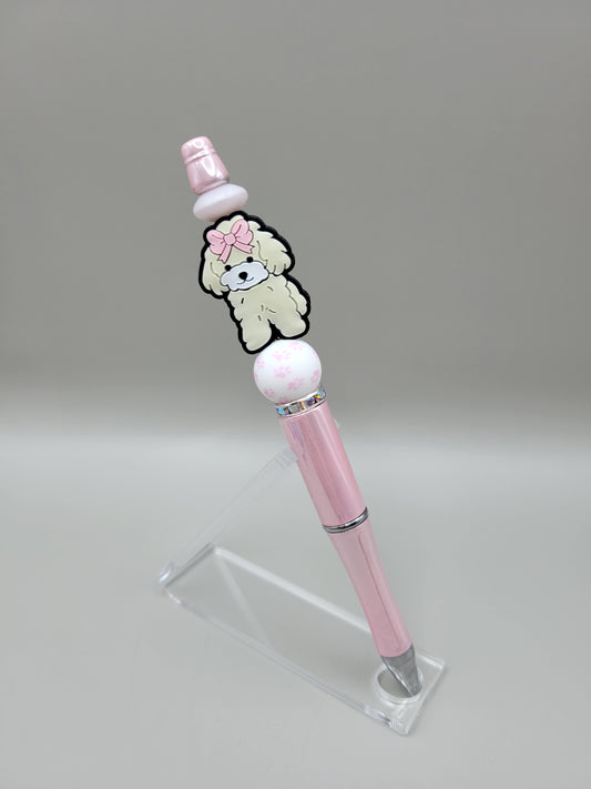 Poodle Princess Pen