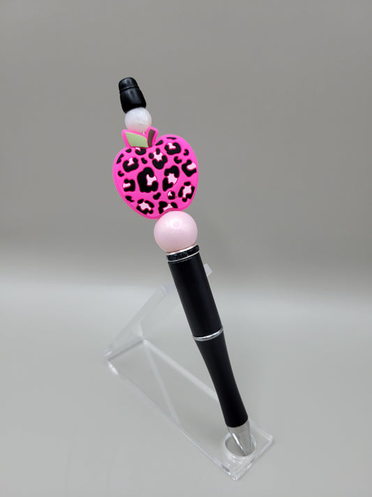 Pink Leopard Apple Pen