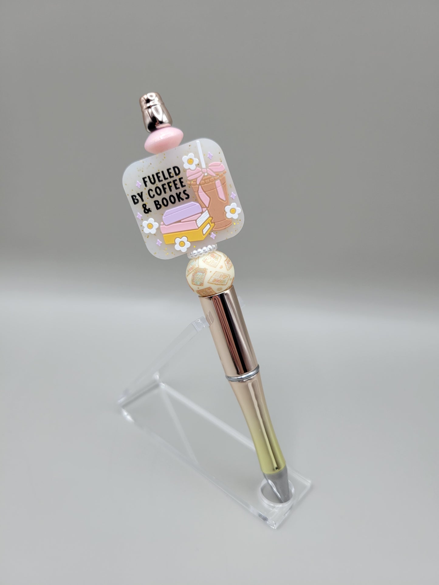 Fueled by Coffee & Books Pen