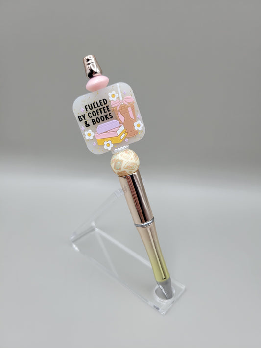Fueled by Coffee & Books Pen
