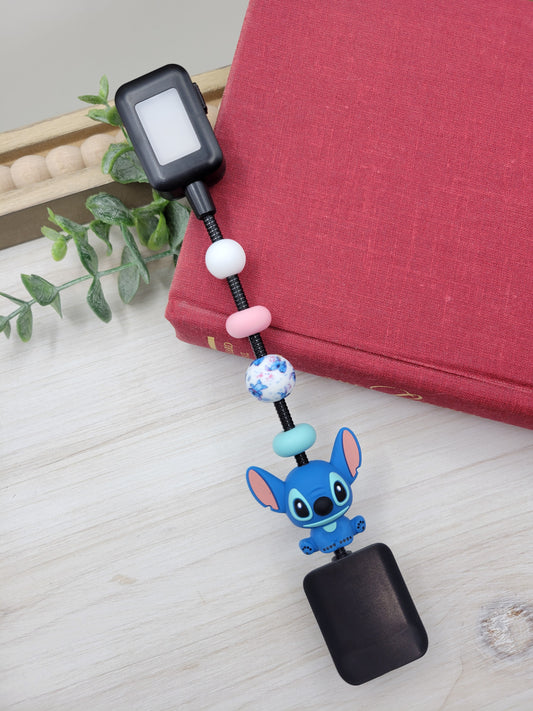 3D Blue Alien Reading Light