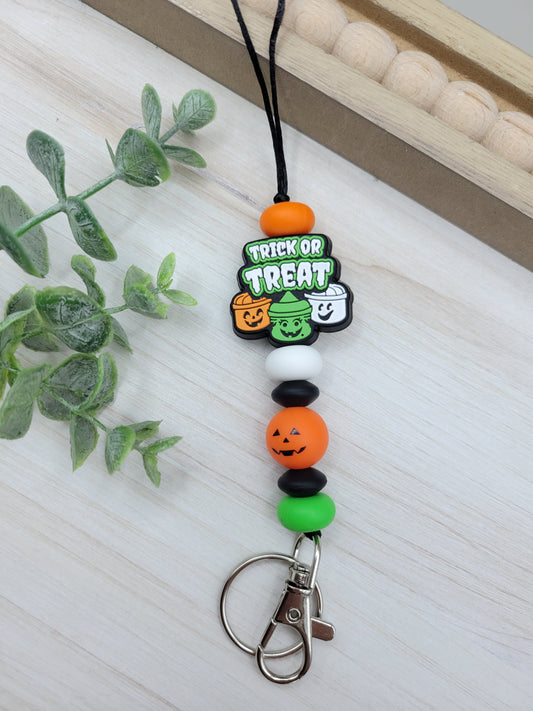 Trick or Treat Buckets Lanyard