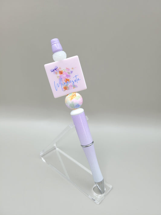 Purple Minnesota Pen