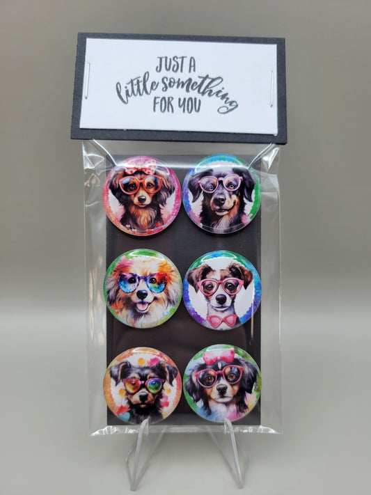 Rainbow Pups Magnets