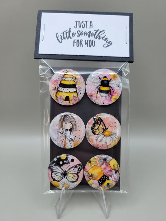 Busy Bees & Butterflies Magnets