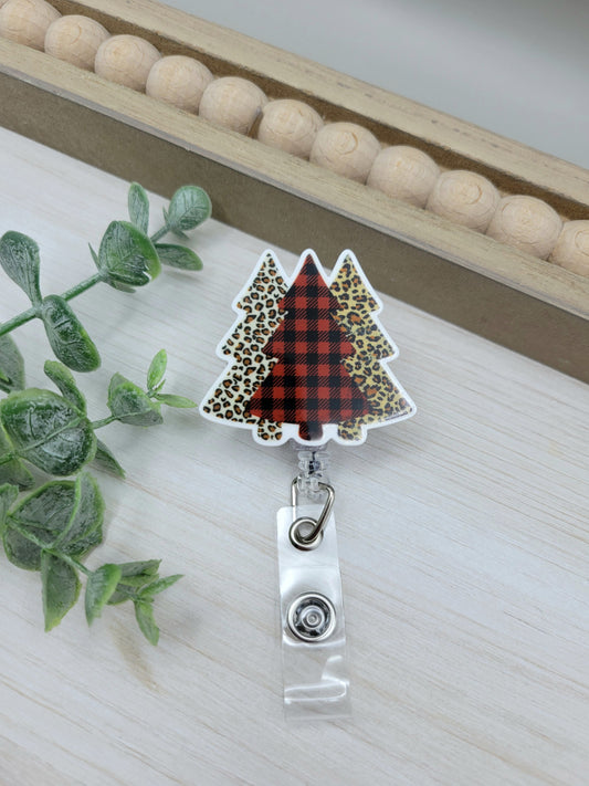 Triple Trees Christmas Badge Reel