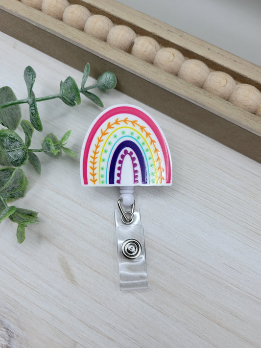 Rainbow Badge Reel