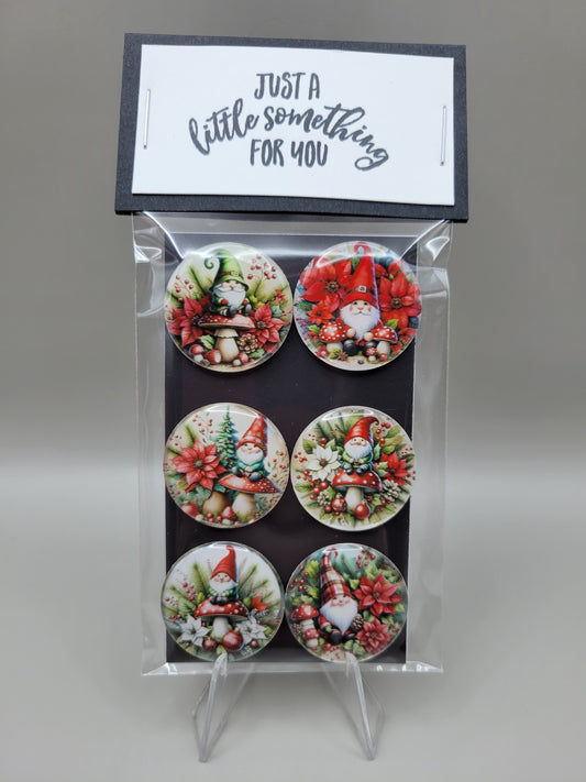 Gnome for the Holidays Christmas Magnets