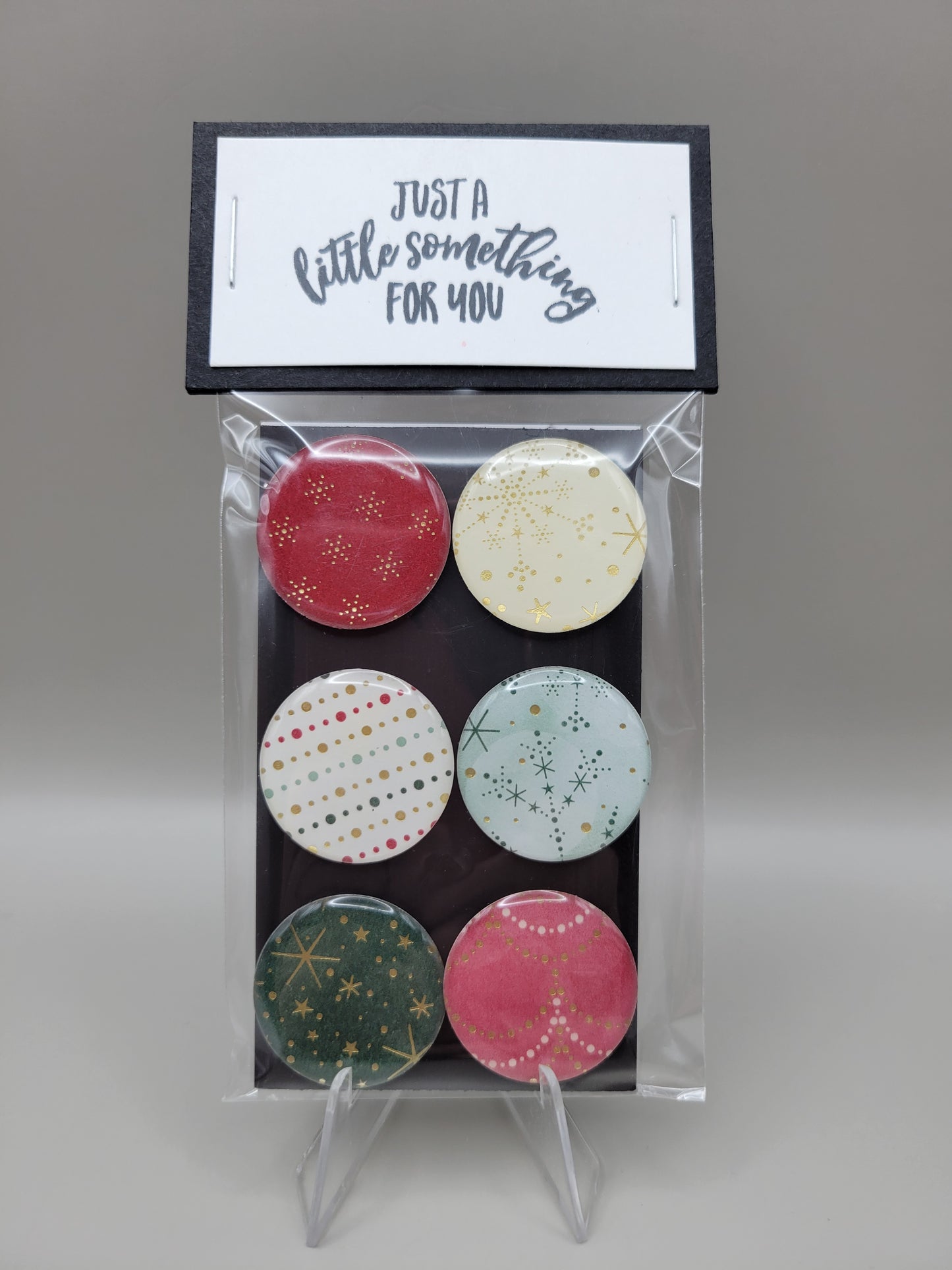 Holiday Sparkle Christmas Magnets