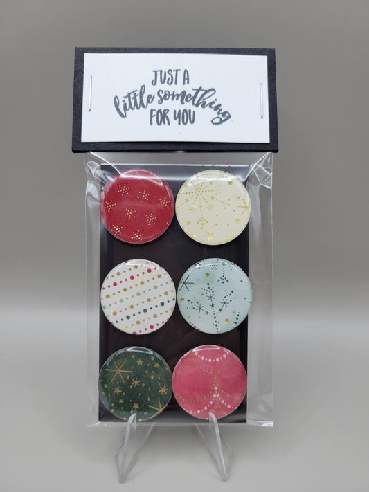 Holiday Sparkle Christmas Magnets