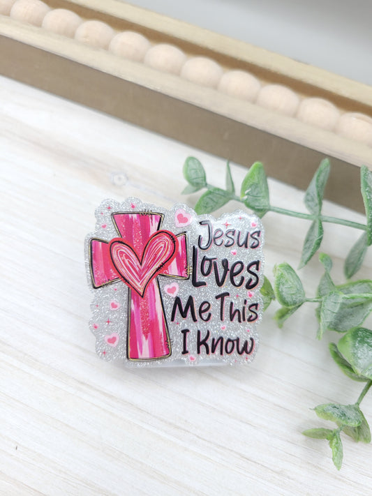 Jesus Loves Me Magnetic Clip