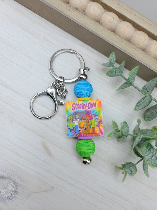 Scooby Barbell Keychain