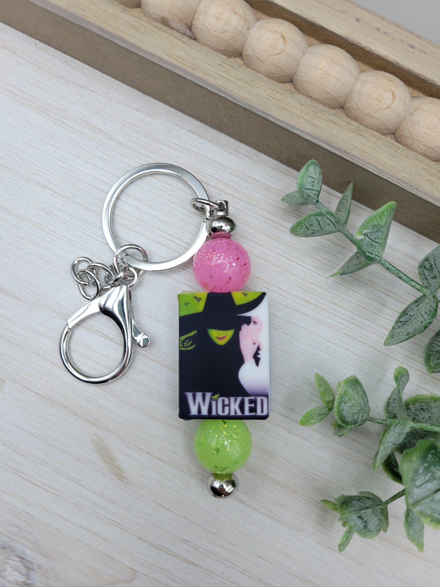 Wicked Barbell Keychain