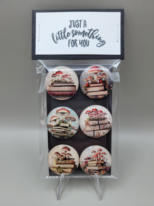 Storybook Mushroom Magnets