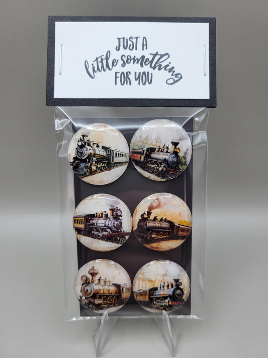 Vintage Train Magnets