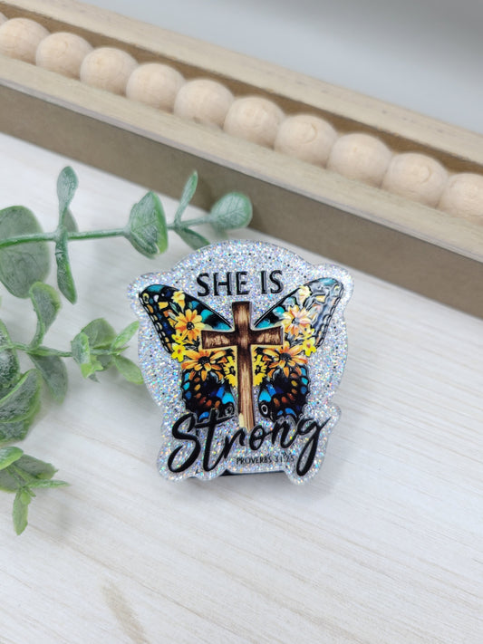 She is Strong Magnetic Clip