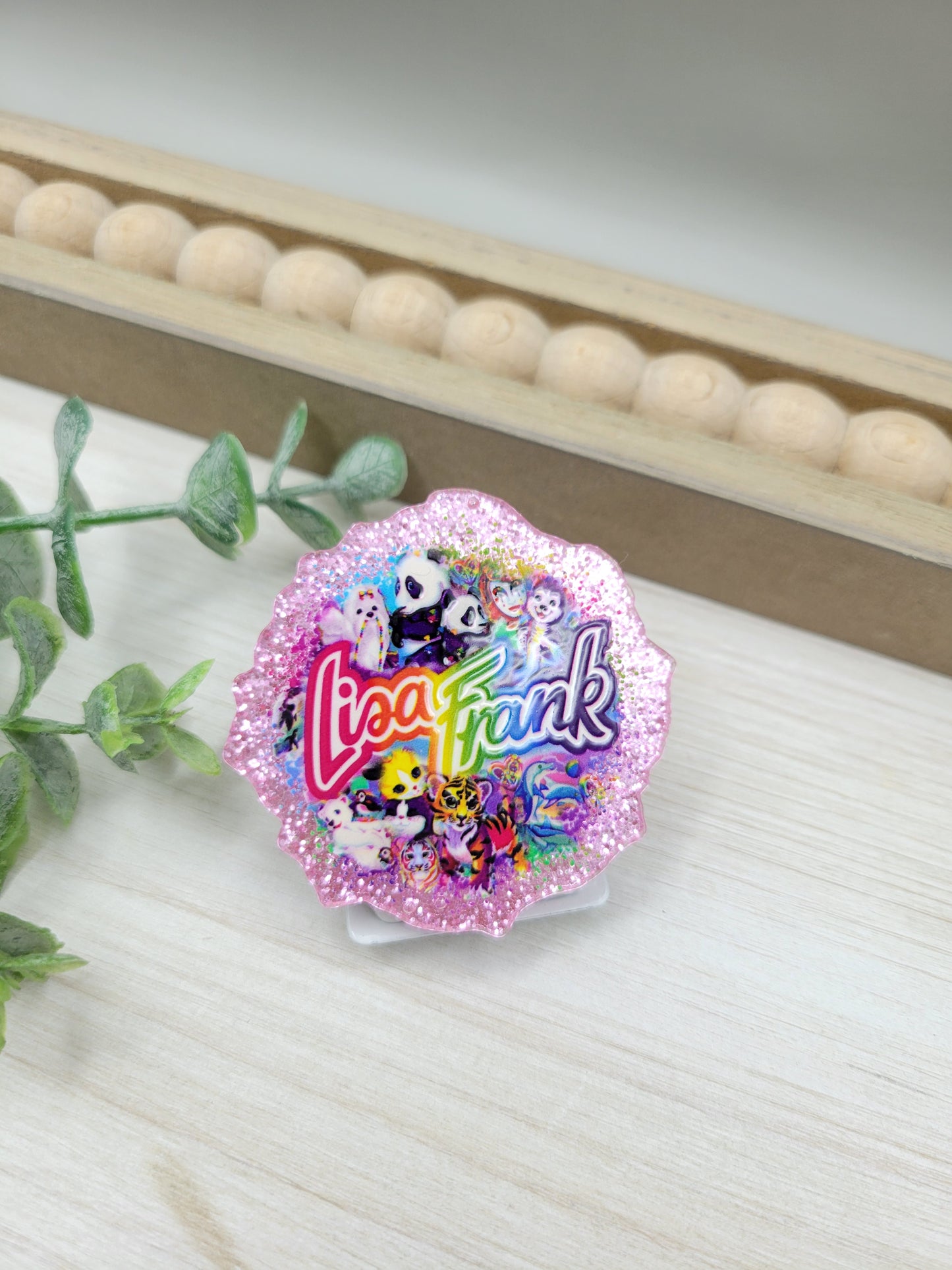 90s Nostalgic Rainbow Magnetic Clip