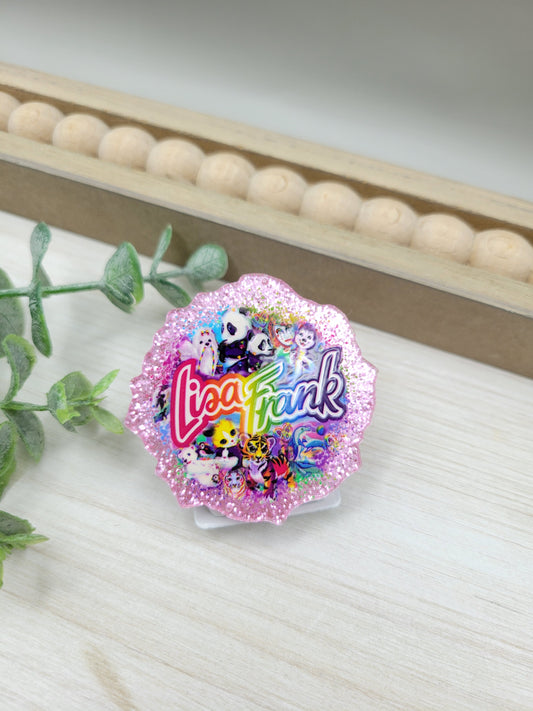 90s Nostalgic Rainbow Magnetic Clip