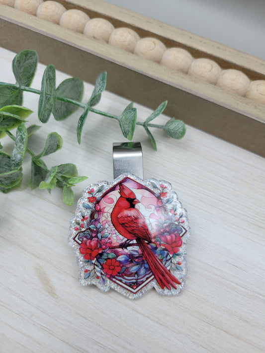 Cardinal Car Sun Visor Clip