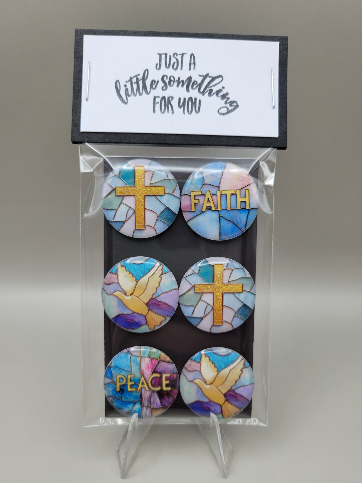 Stained Glass Faith Magnets