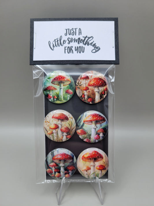 Red Mushroom Magnets