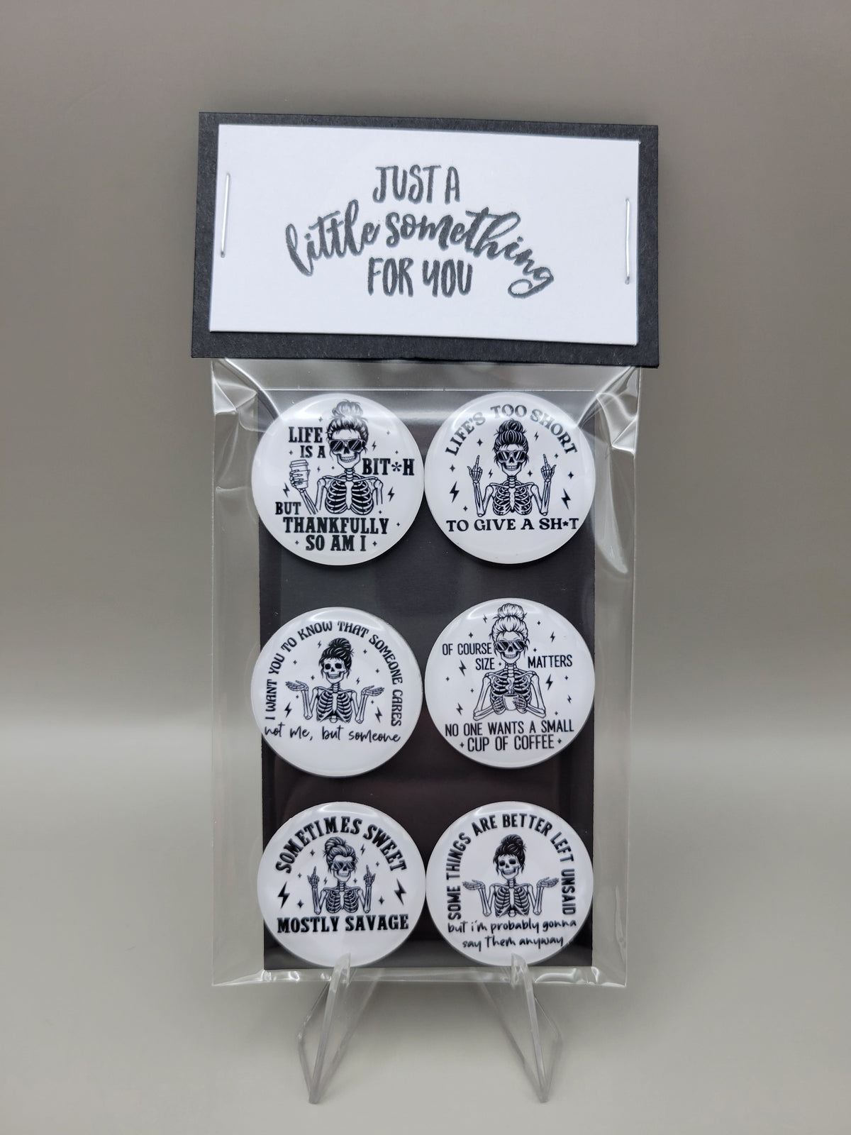 Sassy Skeleton Magnets