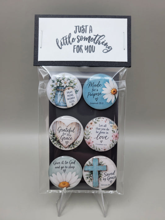 Grateful by Grace Magnets