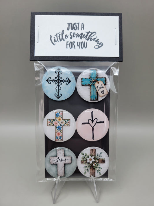 Pastel Cross Magnets