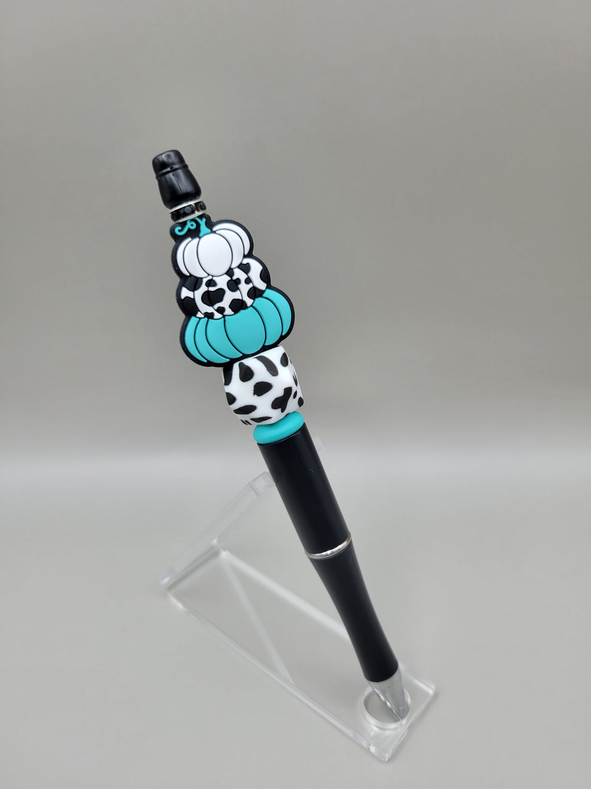 Teal Pumpkin Stack Pen