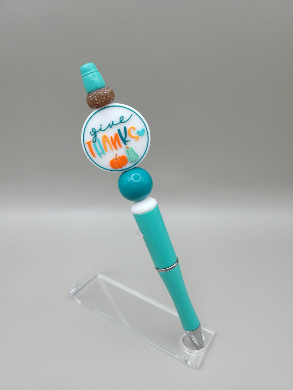 Teal Give Thanks Pen