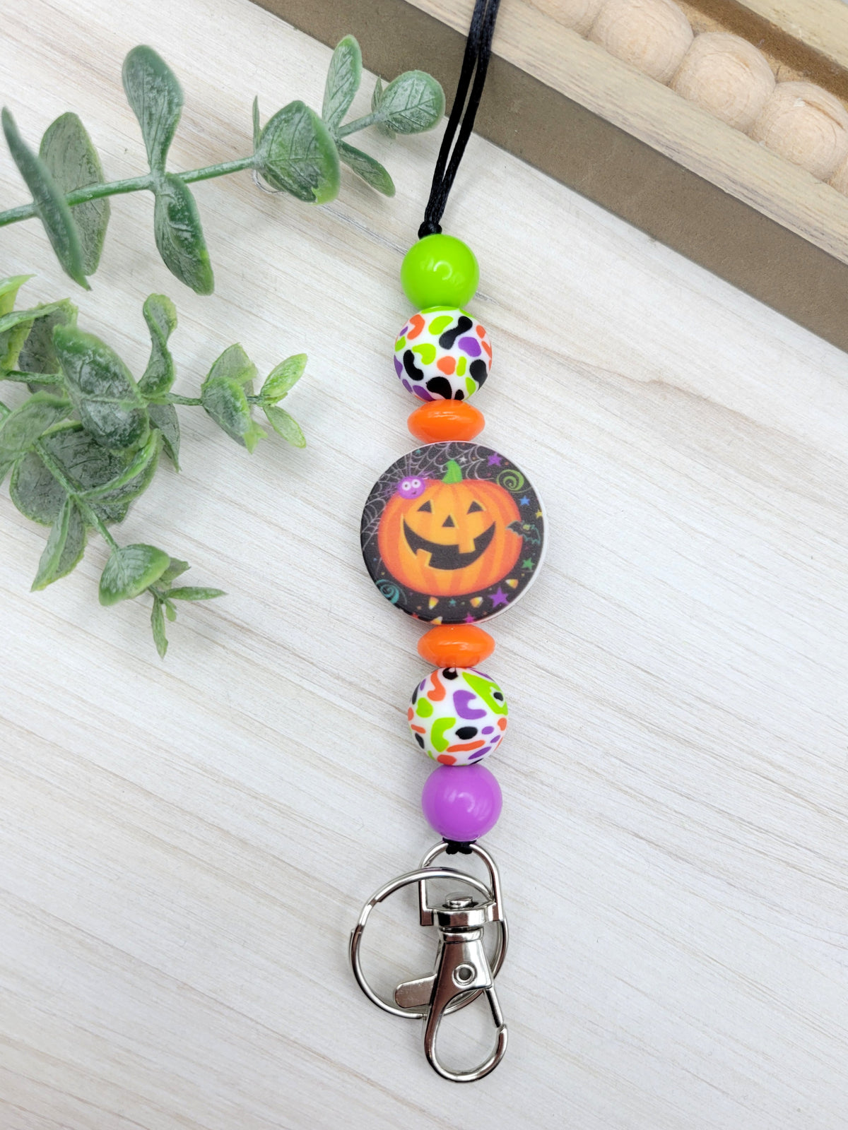 Smiling Pumpkin Lanyard