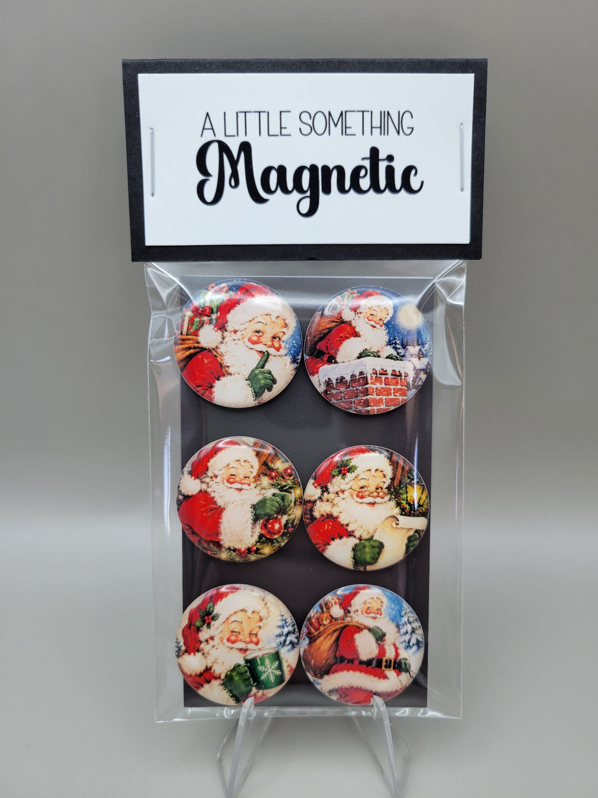 A Very Vintage Santa Magnets