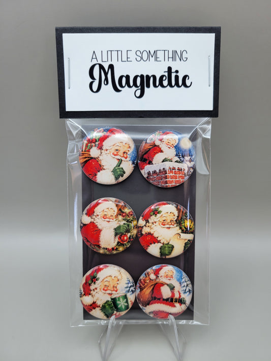 A Very Vintage Santa Magnets