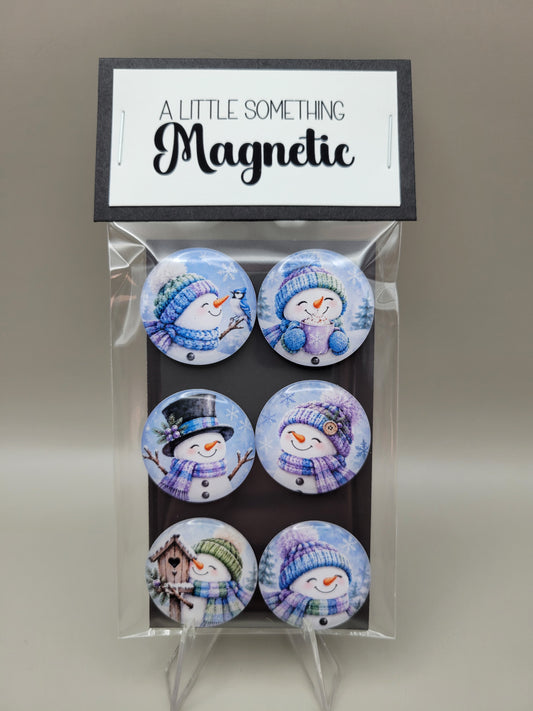 Winter Snowmen Magnets