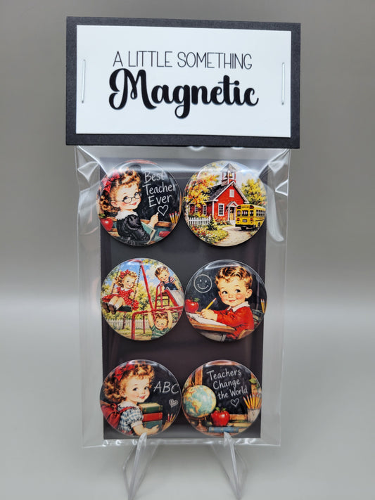 Vintage Schoolhouse Magnets
