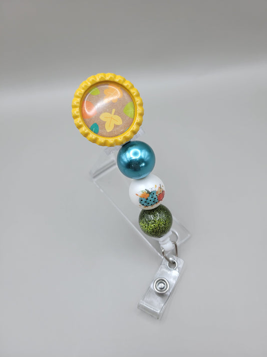 Fall Leaves Badge Reel (options)